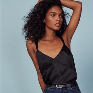 Reformation "Lucy" silk top